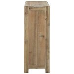 vidaXL Bibliothèque 3 niveaux 80x30x80 cm Bois solide d'acacia