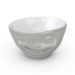 Grand bol en porcelaine hôtelière Tassen - Clin d'oeil gris