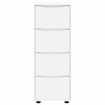 vidaXL Armoire de rangement Blanc 40 x 48 x 105 cm Bois d'ingénierie