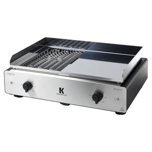 Krampouz duo électrique barbecue/plancha 3500w GICIO2A-AA-00