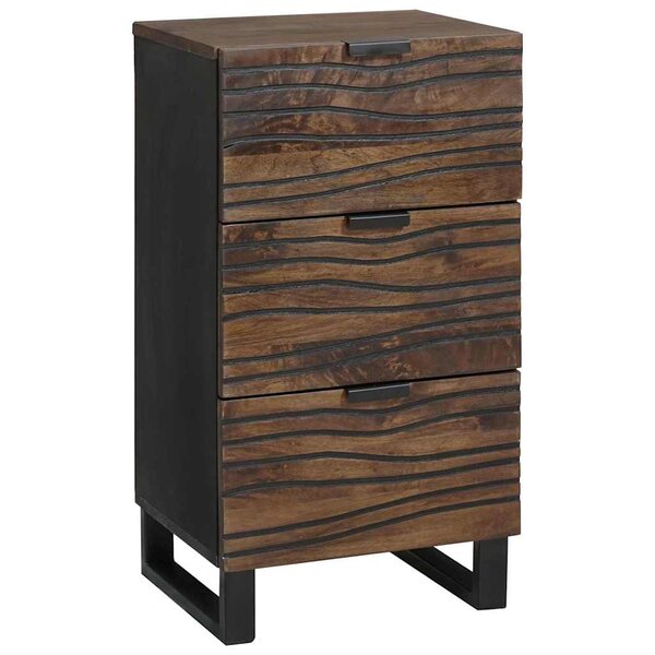 vidaXL Buffet Marron 40 x 33 x 75 cm bois de manguier massif