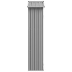 vidaXL Abri de jardin Gris 116x45x175 cm Acier galvanisé