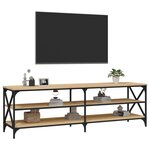 vidaXL Meuble TV chêne sonoma 160x40x50 cm bois d'ingénierie