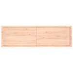 vidaXL Dessus de table 200x60x(2-6) cm bois de chêne massif non traité