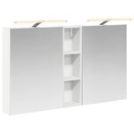 vidaXL Ensemble de Meubles de Salle de Bain 3 Pièces 120 x 14 5 x 70 cm