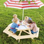 Pinolino ensemble de table et banc pour enfants nicki 6-eck