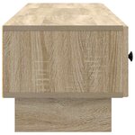 vidaXL Meuble TV 147 x 34 5 x 30 cm Chêne Sonoma Bois d'ingénierie