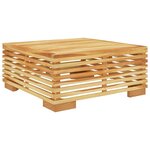 vidaXL Salon de jardin 10 Pièces avec coussins Bois de teck solide