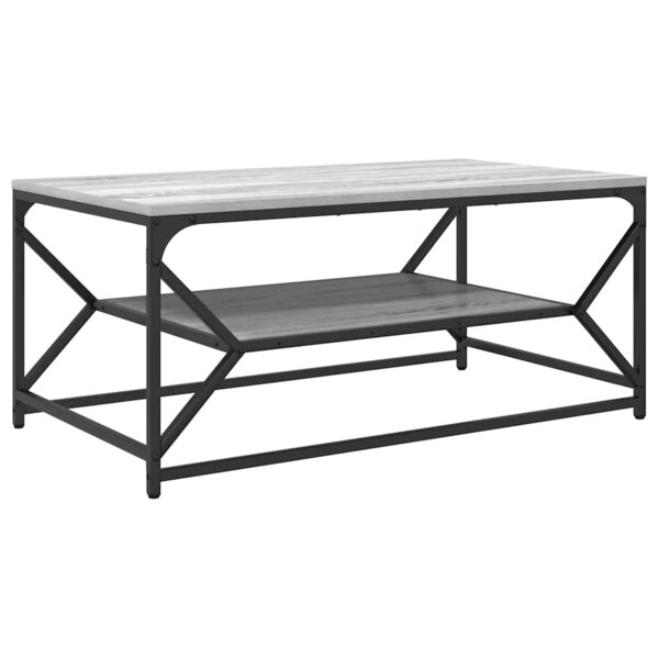 vidaXL Table basse Sonoma gris 90 x 50 x 40 cm