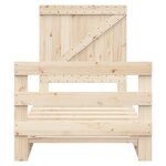 vidaXL Cadre de lit sans matelas avec tête de lit 90x200 cm