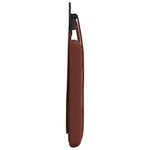 vidaXL Tête de lit suspendue Brun Brillant PU antique