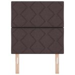 vidaXL Tête de lit avec des lumières à LED Gris clair 80 cm tissu