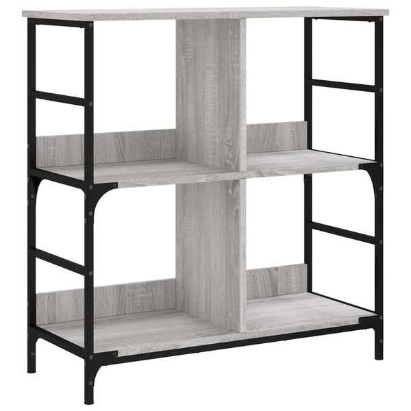 vidaXL Bibliothèque sonoma gris 78 5x33x82 cm bois d'ingénierie