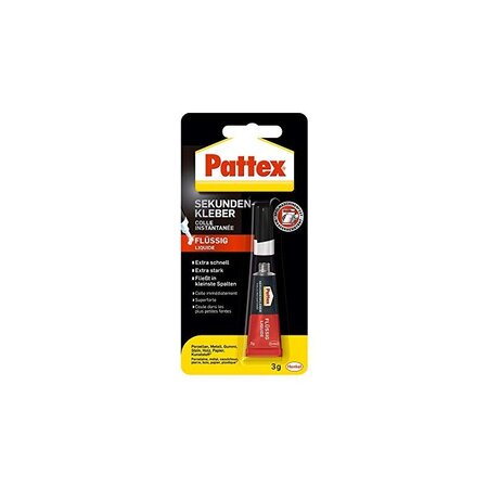 Pattex Colle liquide instantanée Classic, tube de 3 g