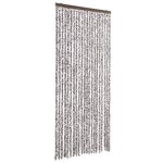 vidaXL Moustiquaire Marron et beige 90x200 cm Chenille