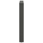 vidaXL Pieds de table à manger en forme de V  2 pièces  anthracite  80 x (72-73 3) cm  acier