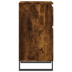 vidaXL Buffets 2 Pièces chêne fumé 40x35x70 cm bois d'ingénierie