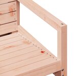 vidaXL Chaise de jardin 57 5x63x76 cm bois massif de douglas
