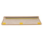 vidaXL Tapis d'escalier autocollants 30 Pièces 65x21x4 cm orange
