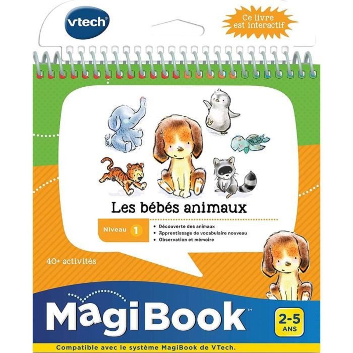Livre Magibook Les bébés animaux Vtech