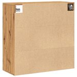 vidaXL Armoire murale chêne artisanal 80x33x80 cm bois d'ingénierie