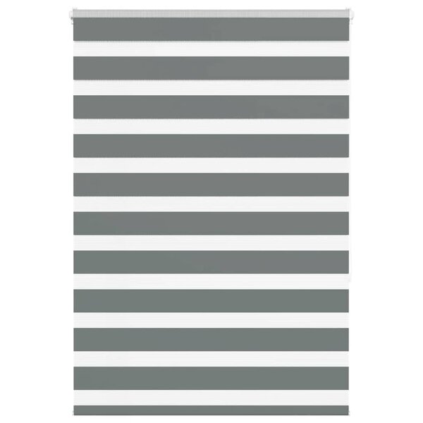 vidaXL Store zèbre gris foncé largeur du tissu 100 9 cm polyester