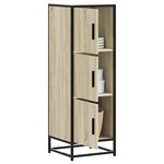 vidaXL Buffet haut chêne sonoma 35 5x35x106 5 cm bois ingénierie métal