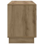 vidaXL Meuble TV 99 x 34 5 x 47 cm Chêne artisanal Bois d'ingénierie