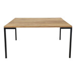 Table basse en chêne huilé 90 x 90 x 45 cm