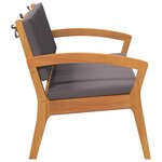 vidaXL Banc de jardin Marron Bois d'acacia massif