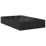 vidaXL Cadre de lit avec rangement Chêne noir 120 x 200 cm