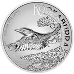Monnaie AUSTRALIAN KOOKABURRA Incused 5 Oz Argent 8$ Australia 2026