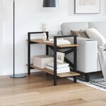 vidaXL Étagère Chêne artisanal 100 x 33 5 x 64 cm Bois d'ingénierie