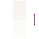 vidaXL Store zèbre beige marbré largeur du tissu 75 9 cm polyester