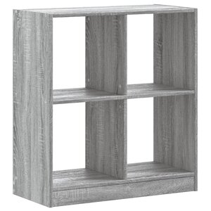 vidaXL Bibliothèque sonoma gris 68 5x32x75 cm bois d'ingénierie