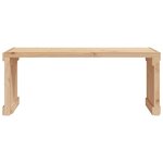 vidaXL Banc de jardin extensible 212 5x40 5x45 cm bois massif de pin