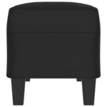 Banc banquette noir 100 x 35 x 41 cm tissu microfibre 02_0010620