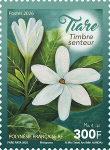 Timbre Polynésie Française - Senteur Tiare