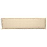 vidaXL Set de coussins de palette 2 Pièces Beige 150 x 40 x 8 cm