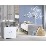 Lit combiné - 120 x 60 cm - Evolutif en 90 x 190 cm