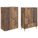 vidaXL Ensemble de Meubles 2 Pièces Bois ancien Bois d'ingénierie