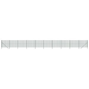 vidaXL Clôture en treillis métallique vert 1 4x25 m acier galvanisé