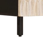 vidaXL Buffet avec stockage Finition Lavage Blanc 60 x 33 x 75 cm