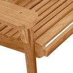 vidaXL Chaise Adirondack à bascule 2 Pièces Marron 100 x 77 x 99 cm