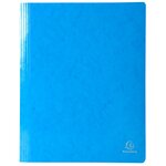 Chemise À Lamelle Carte Lustrée Pelliculée 355gm2 Iderama - A4 - Bleu Clair - X 25 - Exacompta