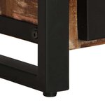 vidaXL Tables de chevet 2 Pièces multicolore bois massif de manguier brut