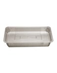 (lot  de 100 plats) plat rectangulaire aluminium 1 compart. 322 x 262 x 40mm