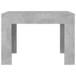 vidaXL Table basse gris béton 50x50x35 cm bois d'ingénierie