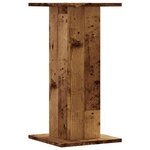 vidaXL Supports pour plantes 2 Pièces vieux bois bois d'ingénierie