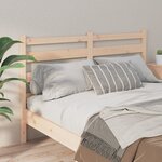 vidaXL Tête de lit 126x4x100 cm Bois massif de pin
